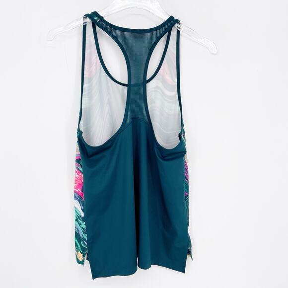 Under Armour Youth Size XL Heat Gear Racerback Marble Swirl Colorful Tank Top - Picture 5 of 5